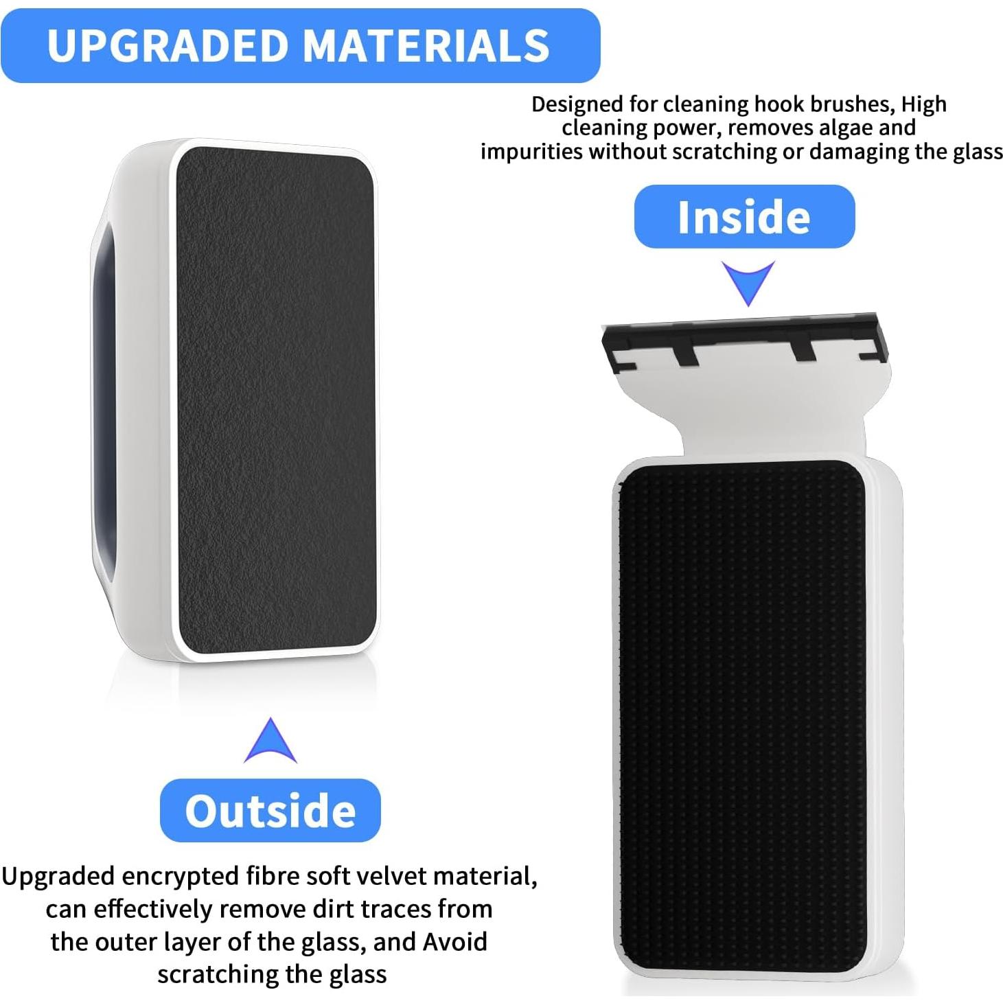 Limpiador Magnético para Acuarios BlueYu GC66 - Flotante y Eficaz