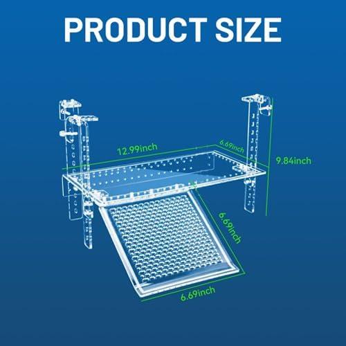 Plataforma de Basking Ajustable Qiveno para Tortugas 33x17.5cm