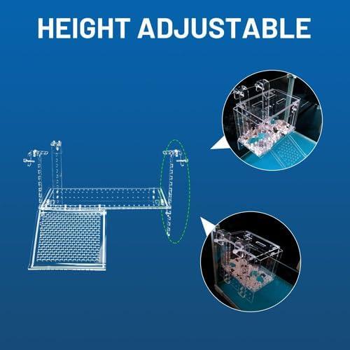 Plataforma de Basking Ajustable Qiveno para Tortugas 33x17.5cm