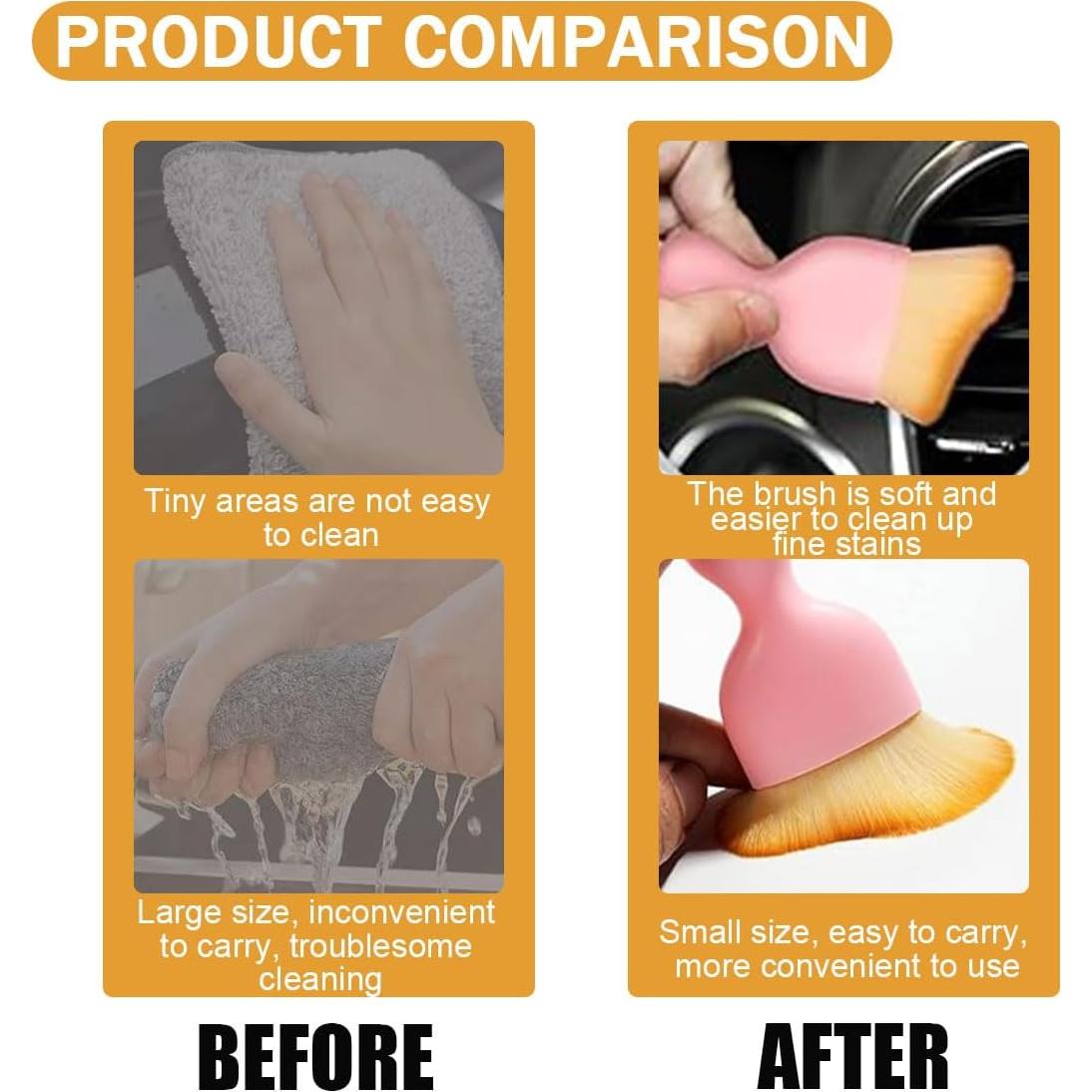 Cepillo de Detalle para Interior de Auto JOUCOURT 1PCS