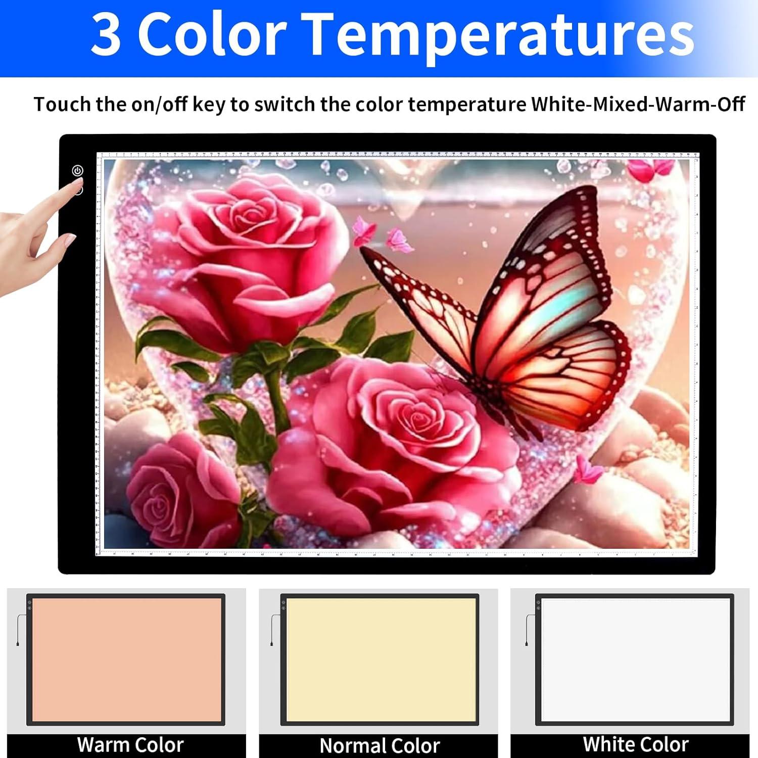 Mesa de Luz A1 LUXJOYFUL LED Recargable 6000mAh 90x60cm