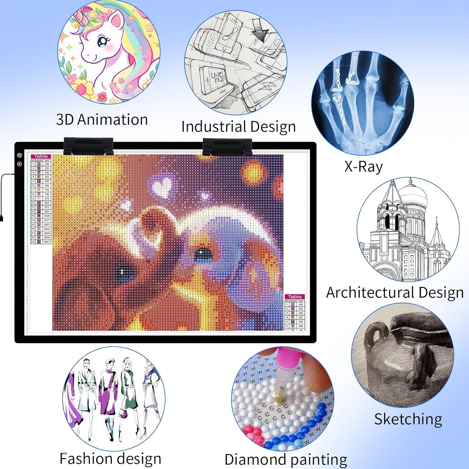 Mesa de Luz A1 LUXJOYFUL LED Recargable 6000mAh 90x60cm