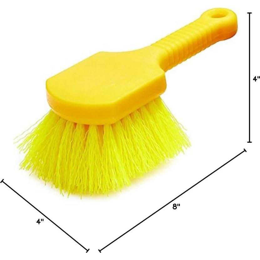 Cepillo de Utilidad Rubbermaid 20.32 cm Cerda Sintética Amarillo