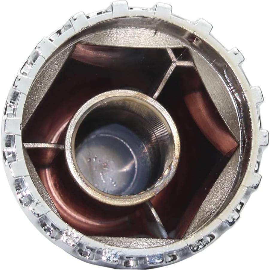 Cubiertas de Tuerca de Perno Estándar JIUXI 33mm Cromadas - 20 Pzas