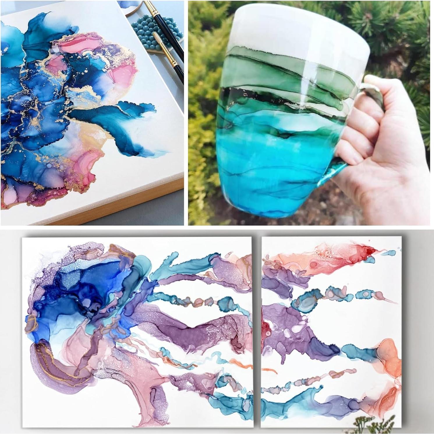 Juego de Tintas de Alcohol Muloen - 15 Colores 10ml