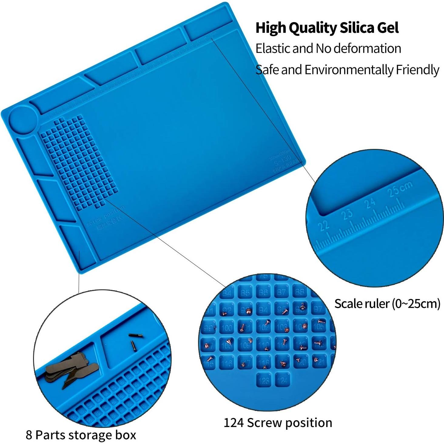 Almohadilla de Silicona Aislante Kaisi S-130 35x25cm 500°C