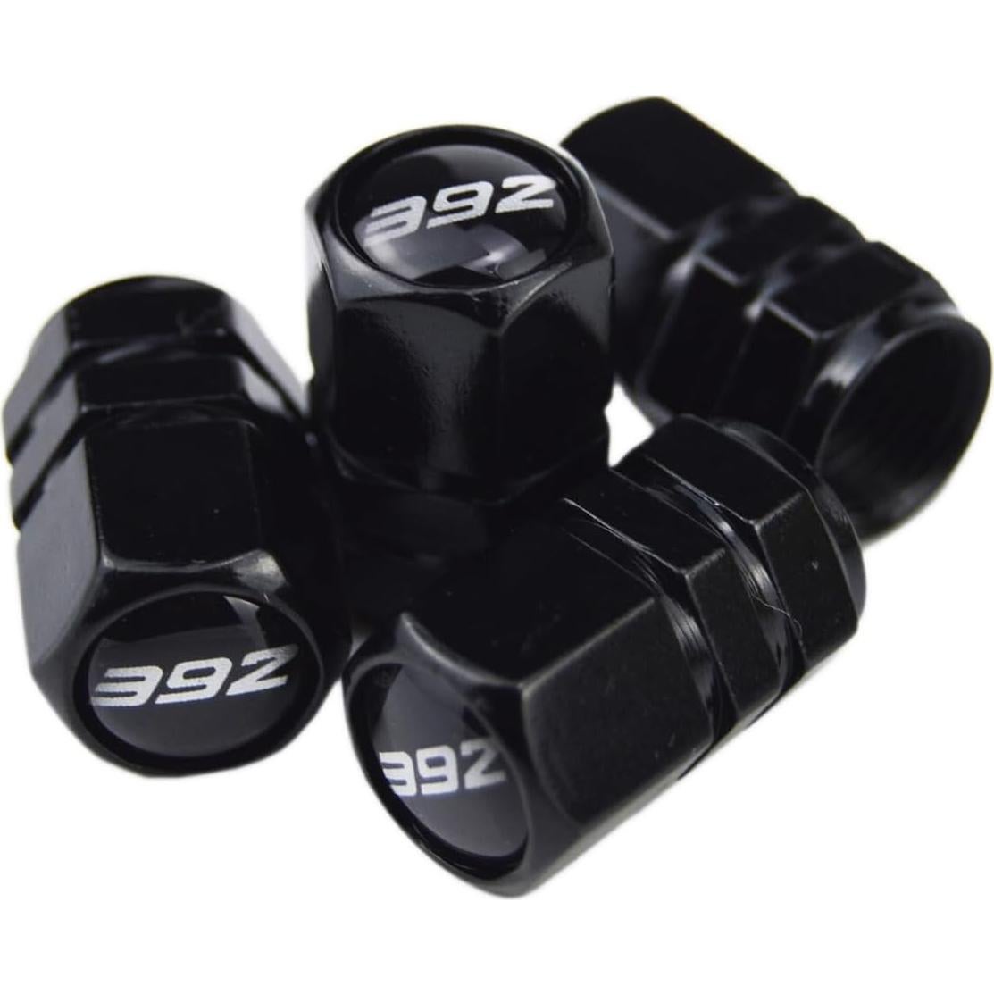 Juego de 4 Tapas de Válvula de Neumático Zorratin 392 Negro