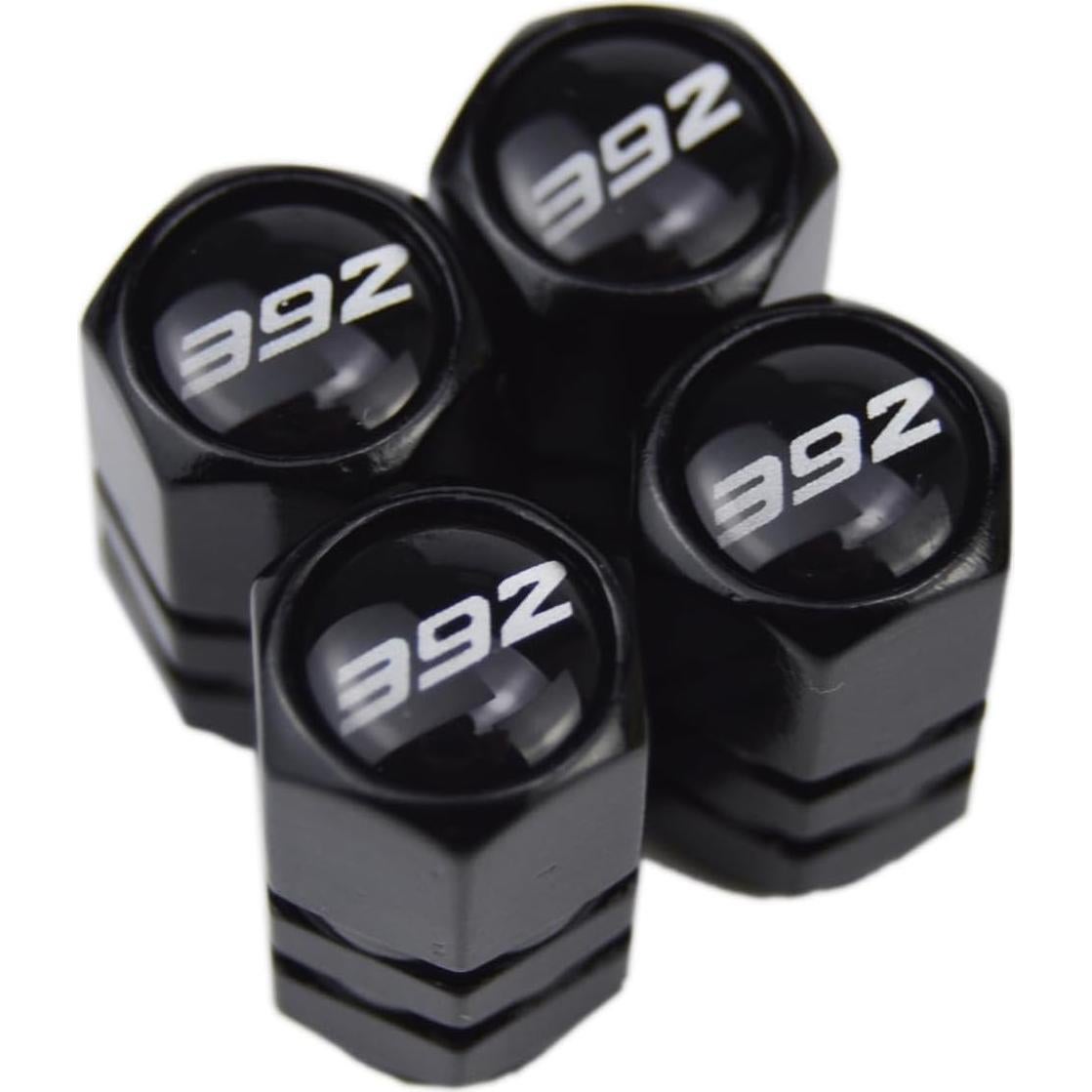 Juego de 4 Tapas de Válvula de Neumático Zorratin 392 Negro