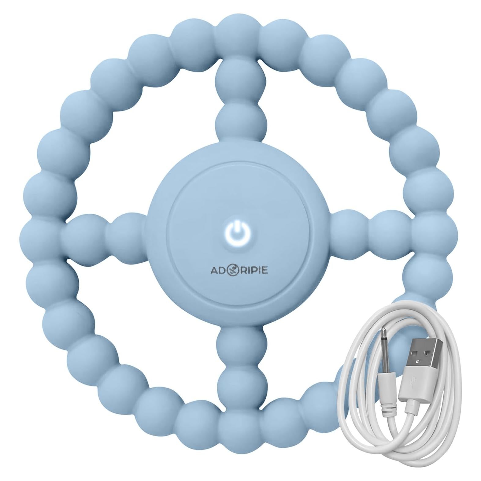 Anillo de Dentición ADORIPIE de Silicona para Bebés 6-18 Meses