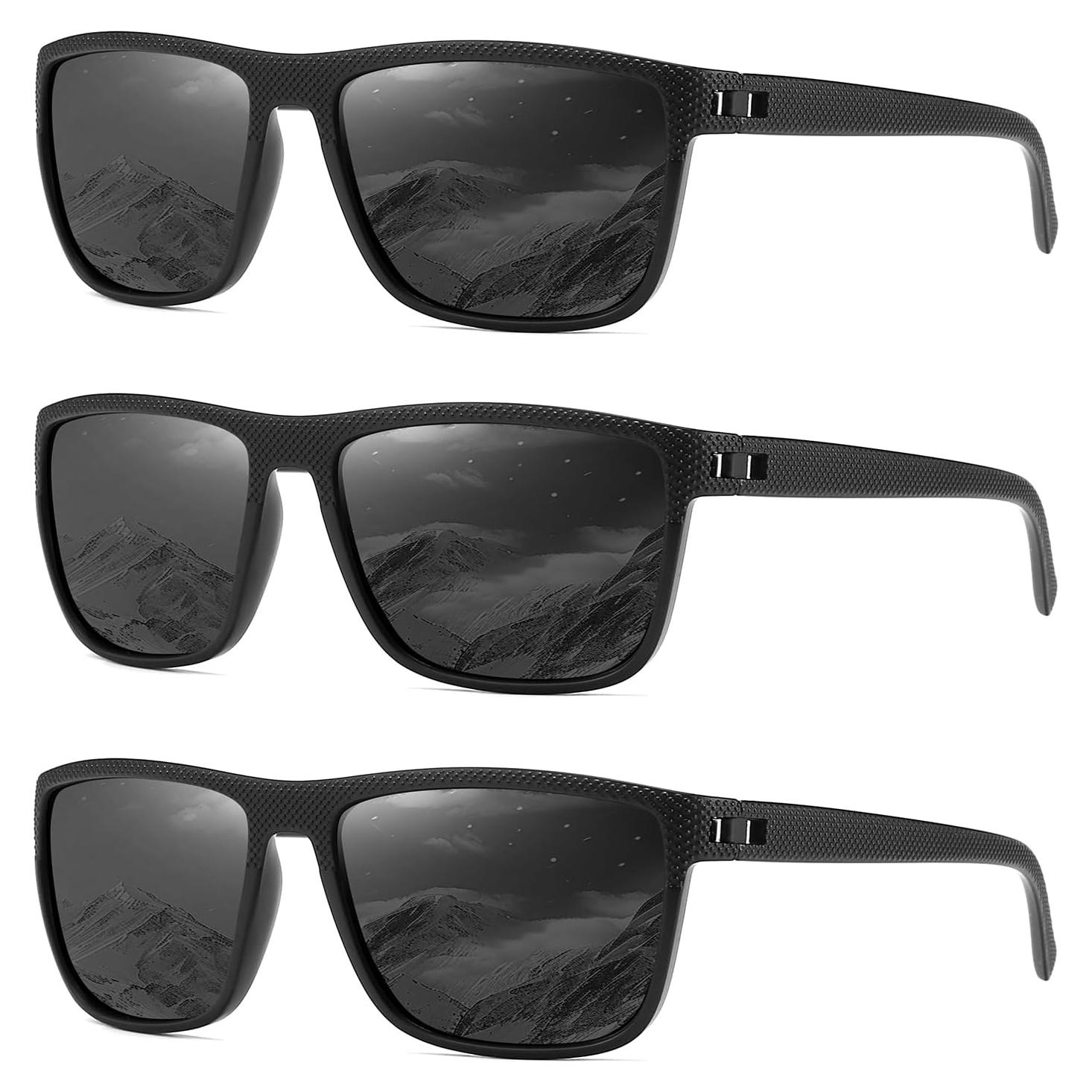 Gafas de sol polarizadas MASDUN Vision UV400 - 3 Paquetes