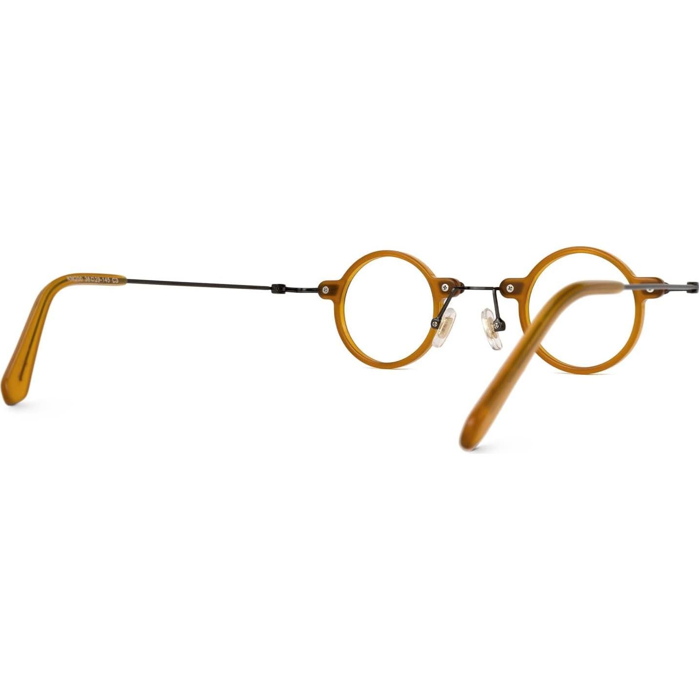 Gafas de Sol Vintage Zeelool ZJGX308401 Marrón con Lente Azul