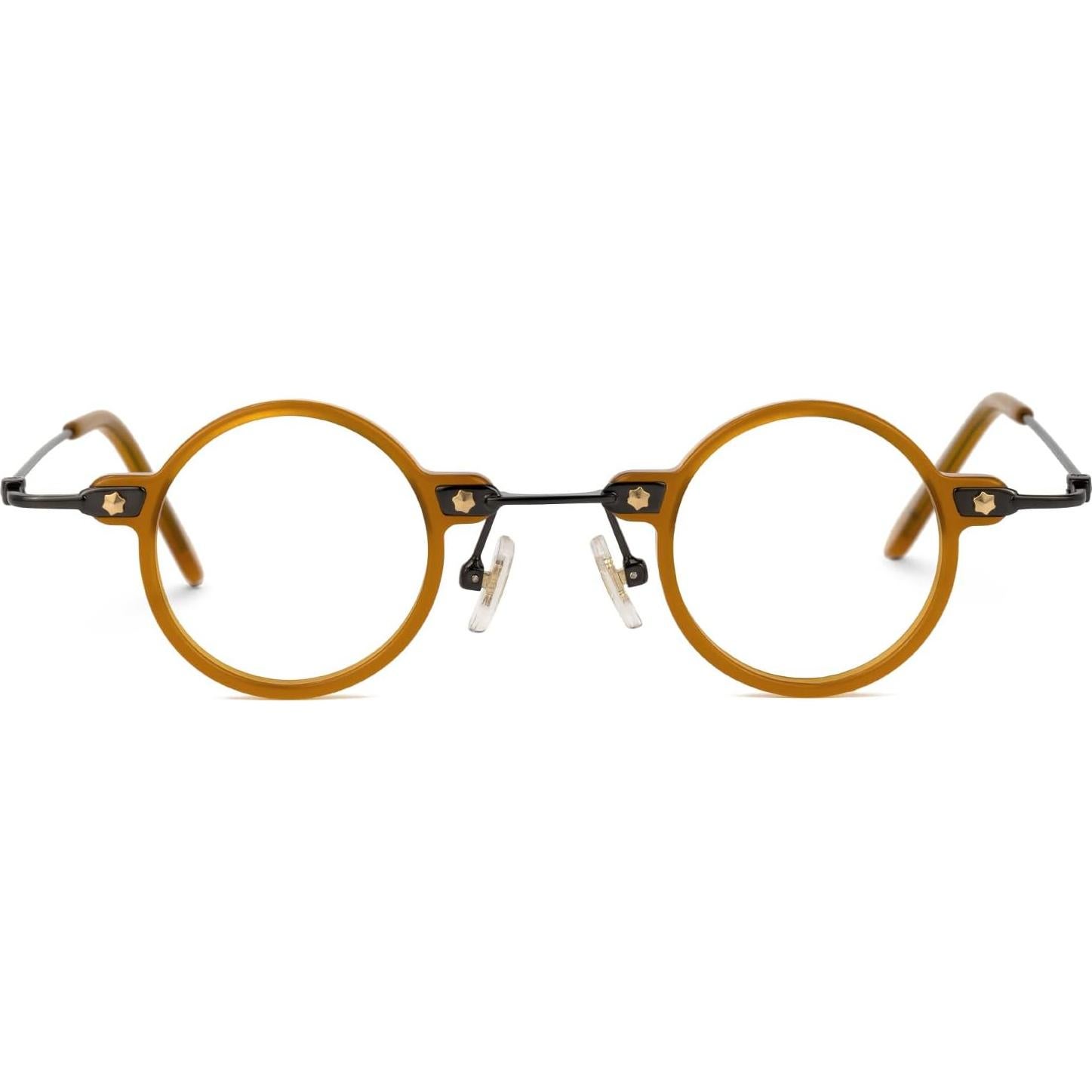 Gafas de Sol Vintage Zeelool ZJGX308401 Marrón con Lente Azul