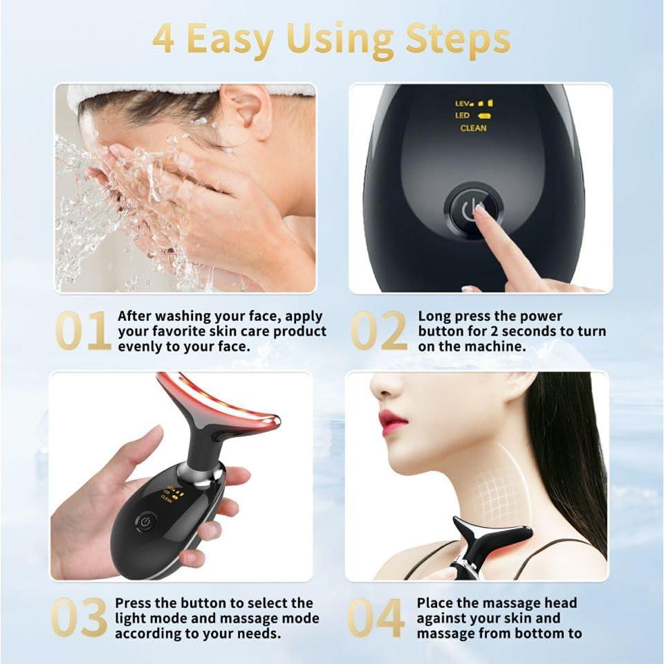 Dispositivo de Belleza Facial Li-Tek TPML-100 con Luz LED 7 Colores