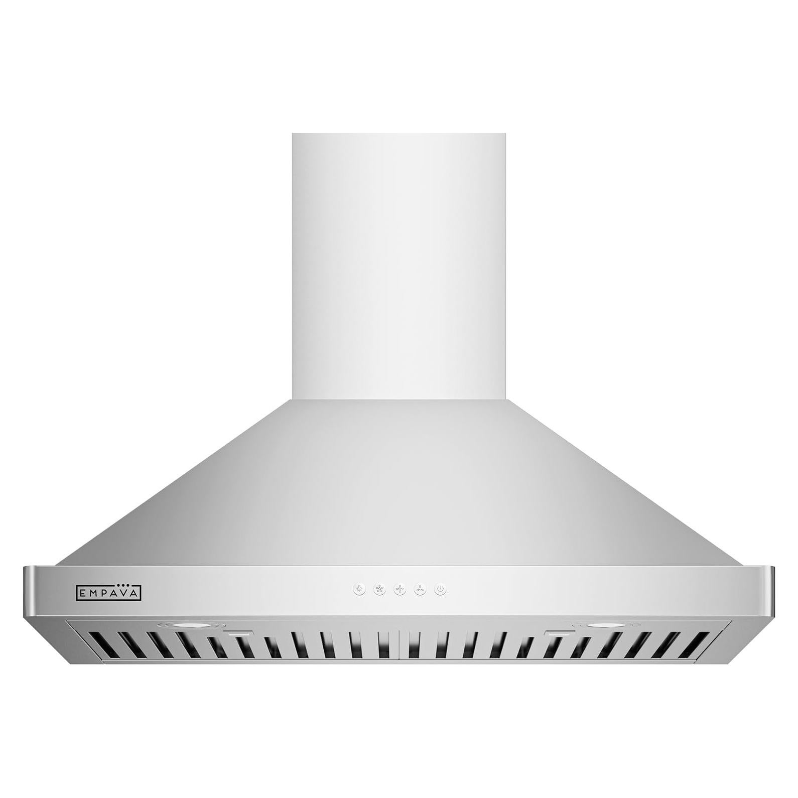 Campana Extractora Empava 30" Montada en Pared 400 CFM LED
