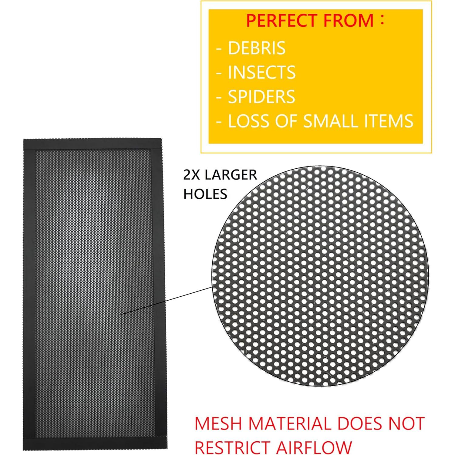 OLA MODERNA - Funda de Pantalla Magnética para Ventilación 5-Pack 5x11" Blanco