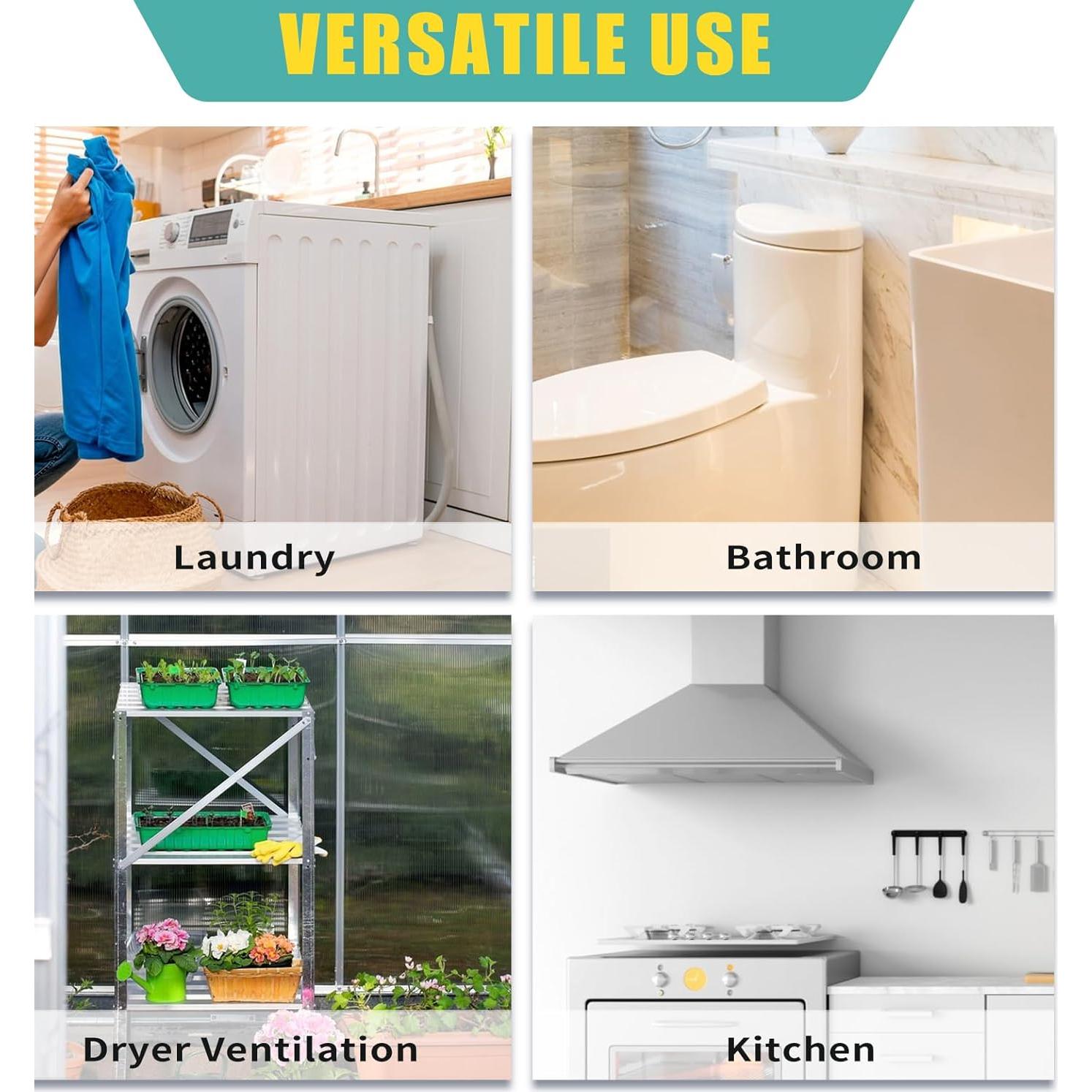 Conector de Manguera de Ventilación de Secadora VIWINVELA