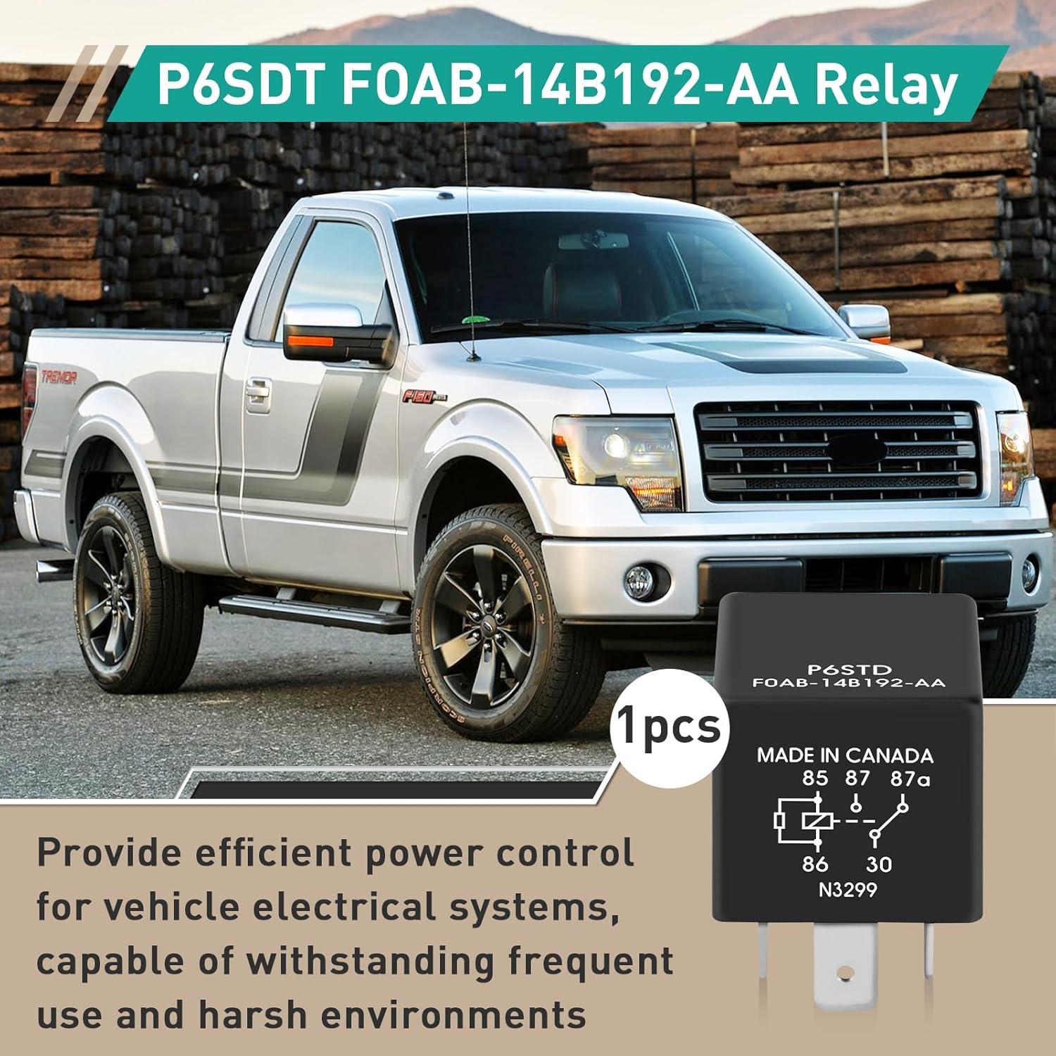 Relé Automotriz Gfdoso FOAB-14B192-AA 12VDC 40A 5 Pines