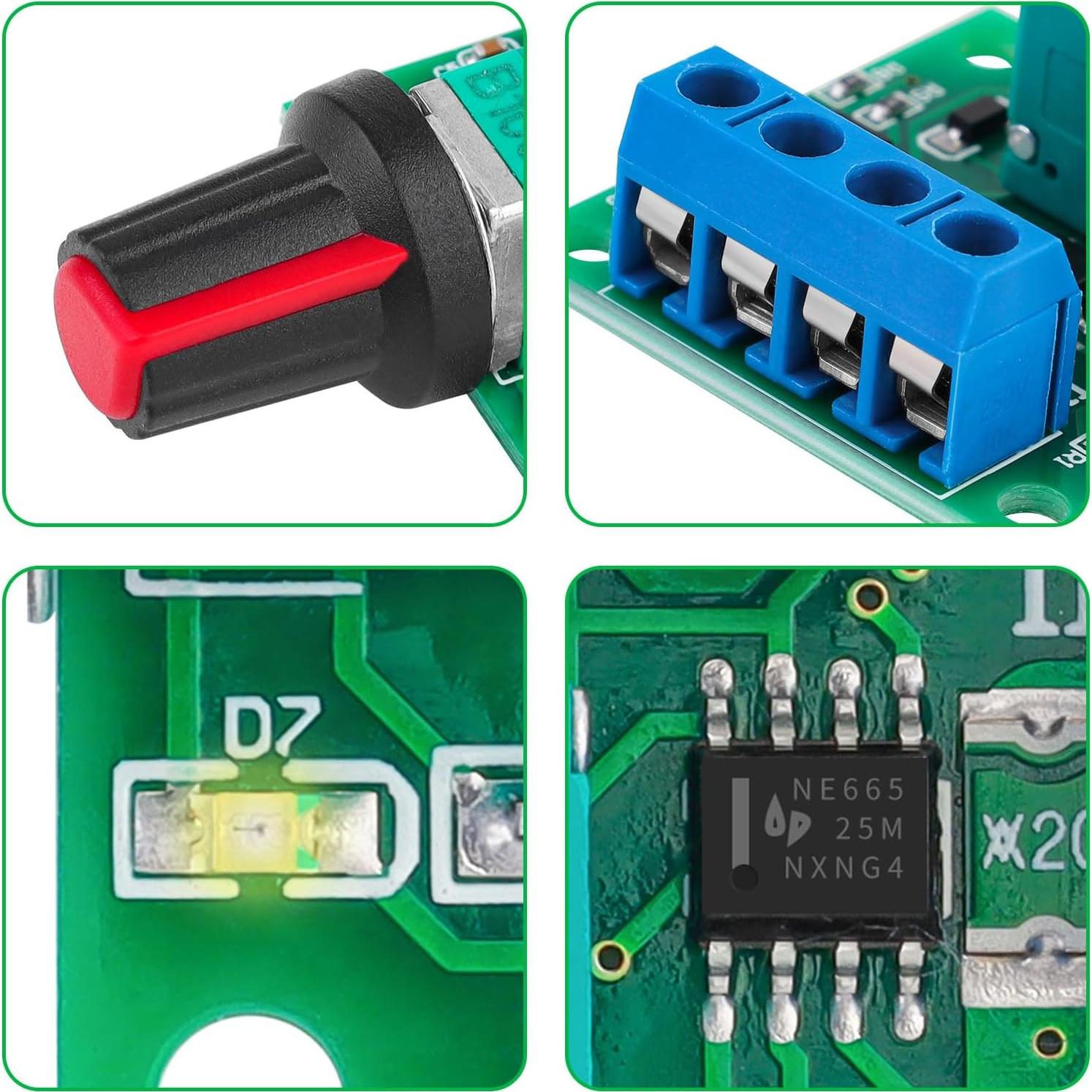 Controlador de Velocidad Motor CC PWM 1.8-12V 2A YELUFT