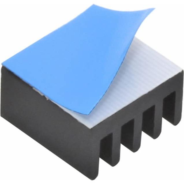 20 Disipadores de Calor de Aluminio Jienk 9x9x5mm con Cinta Térmica