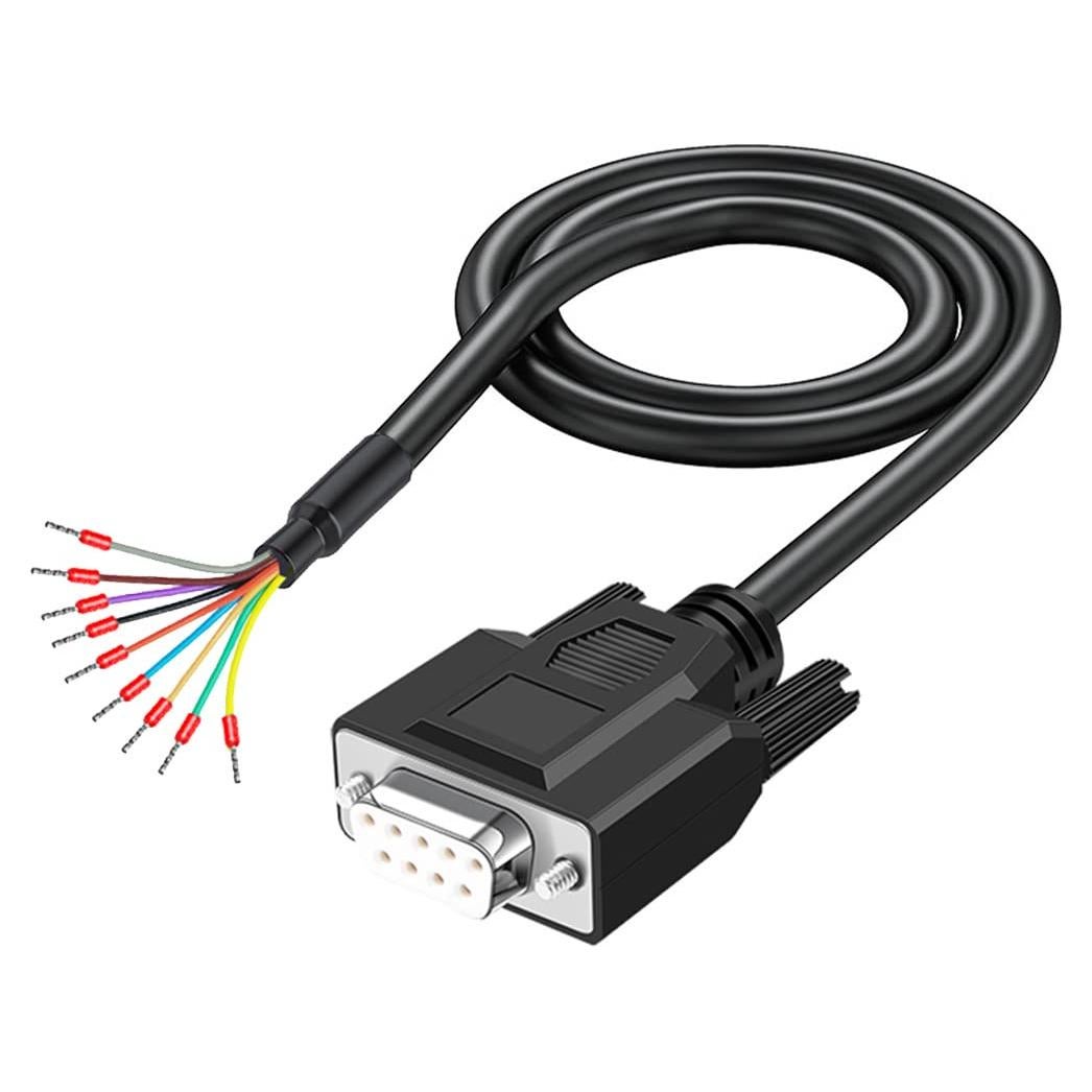 Cable de Extensión Serial RS-232 2m DB9 Hembra Jienk