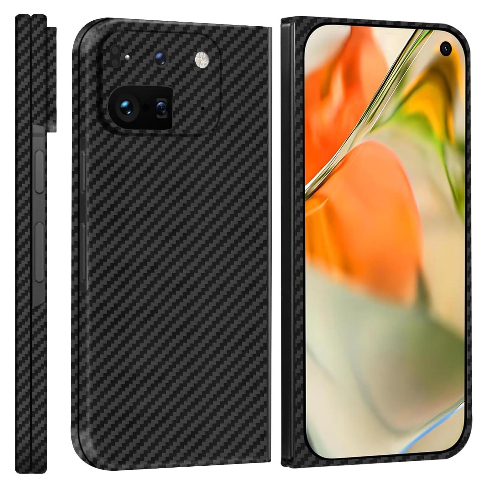 Funda de fibra de carbono KAISENKEC para Google Pixel 9 Pro Fold