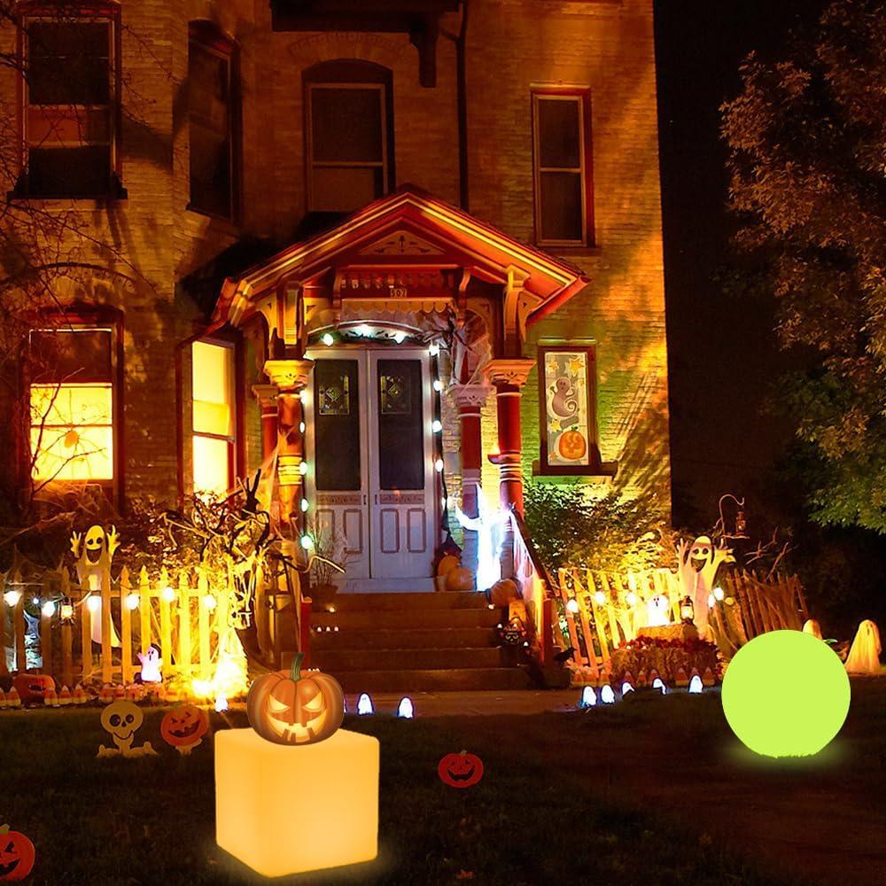 Silla Cubo LED BALMOST 14 Pulgadas RGB Control Remoto