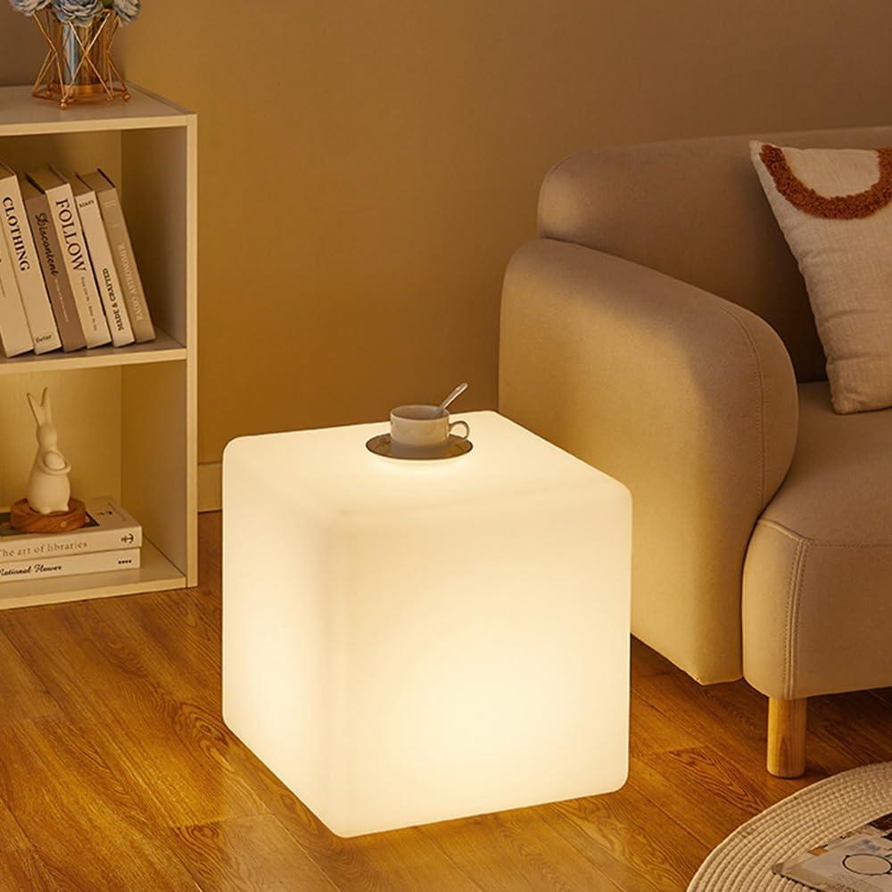 Silla Cubo LED BALMOST 14 Pulgadas RGB Control Remoto