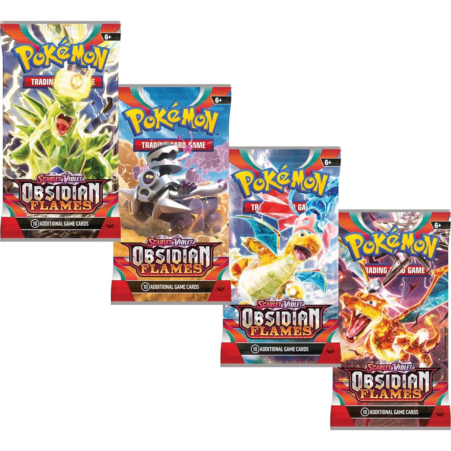 Paquete de Refuerzo Pokémon Escarlata y Púrpura Llamas Obsidiana