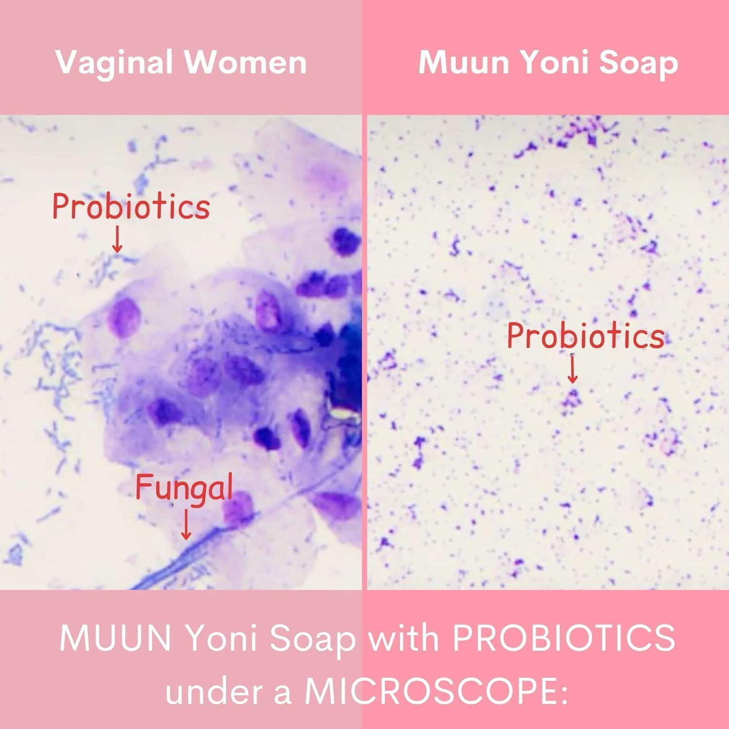 Jabón de Yoni Muun Durazno - Pack 3 Probioticos pH Balance