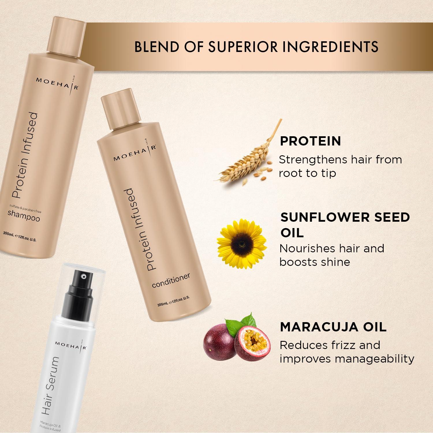 Champú y Acondicionador Infundido con Proteínas Moehair 226g