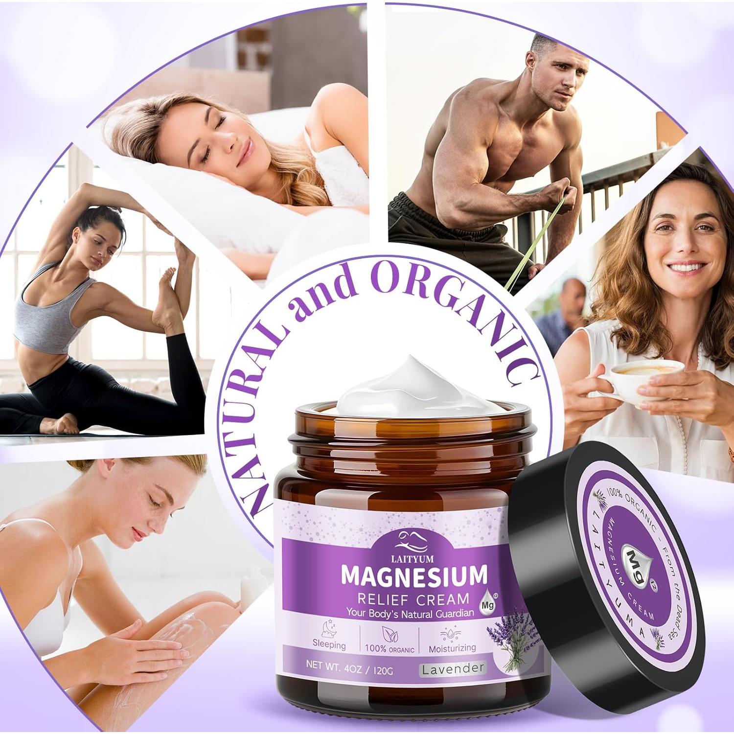 Crema de Magnesio LAITYUM 118 ml - Natural y Orgánica
