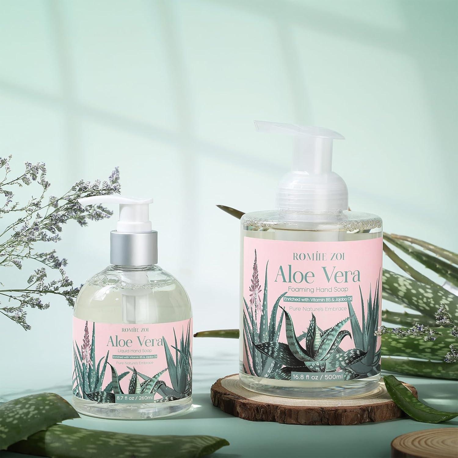 Jabón Líquido para Manos Romiie Zoi Aloe Vera 260ml Pack 3