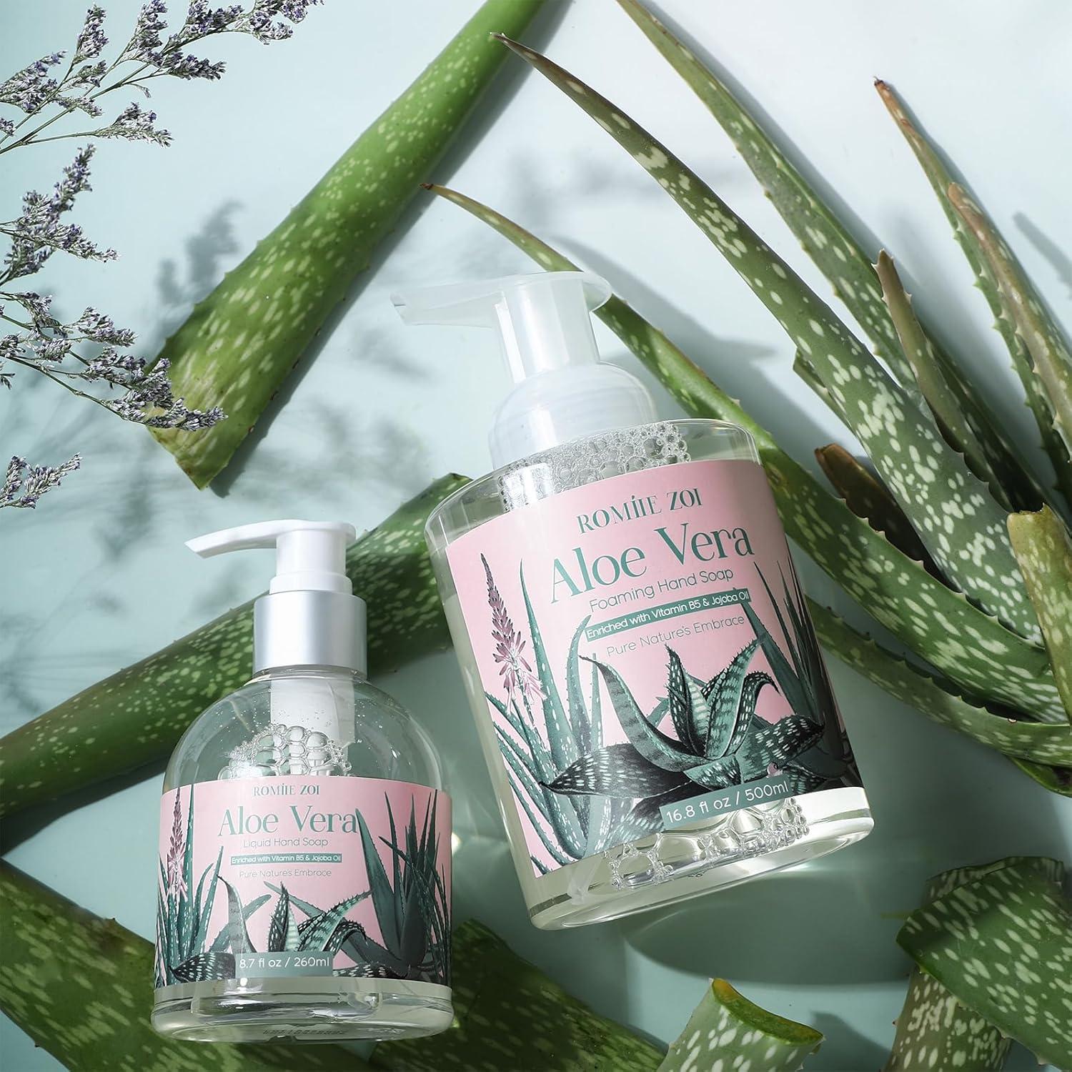 Jabón Líquido para Manos Romiie Zoi Aloe Vera 260ml Pack 3