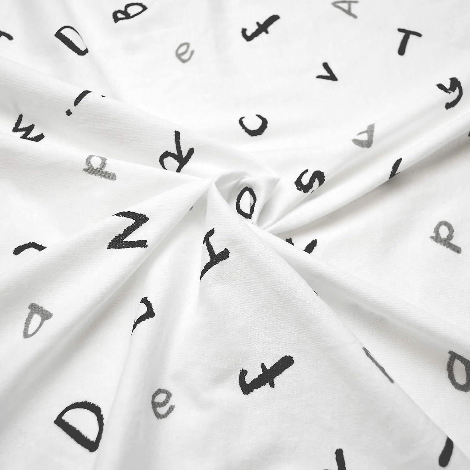 Sábana Ajustada TL Care 100% Algodón Alfabeto 69x102 cm