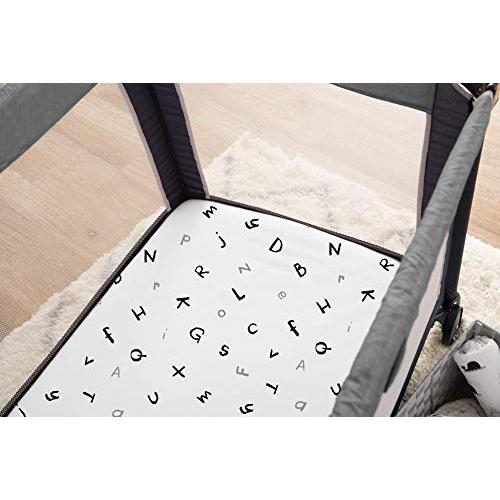 Sábana Ajustada TL Care 100% Algodón Alfabeto 69x102 cm