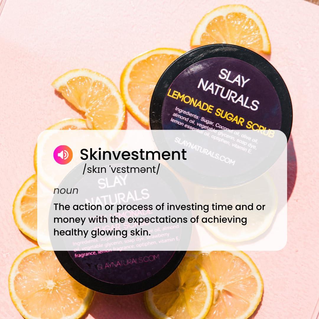 Exfoliante de Azúcar de Limón Slay Naturals 226 g Hidratante