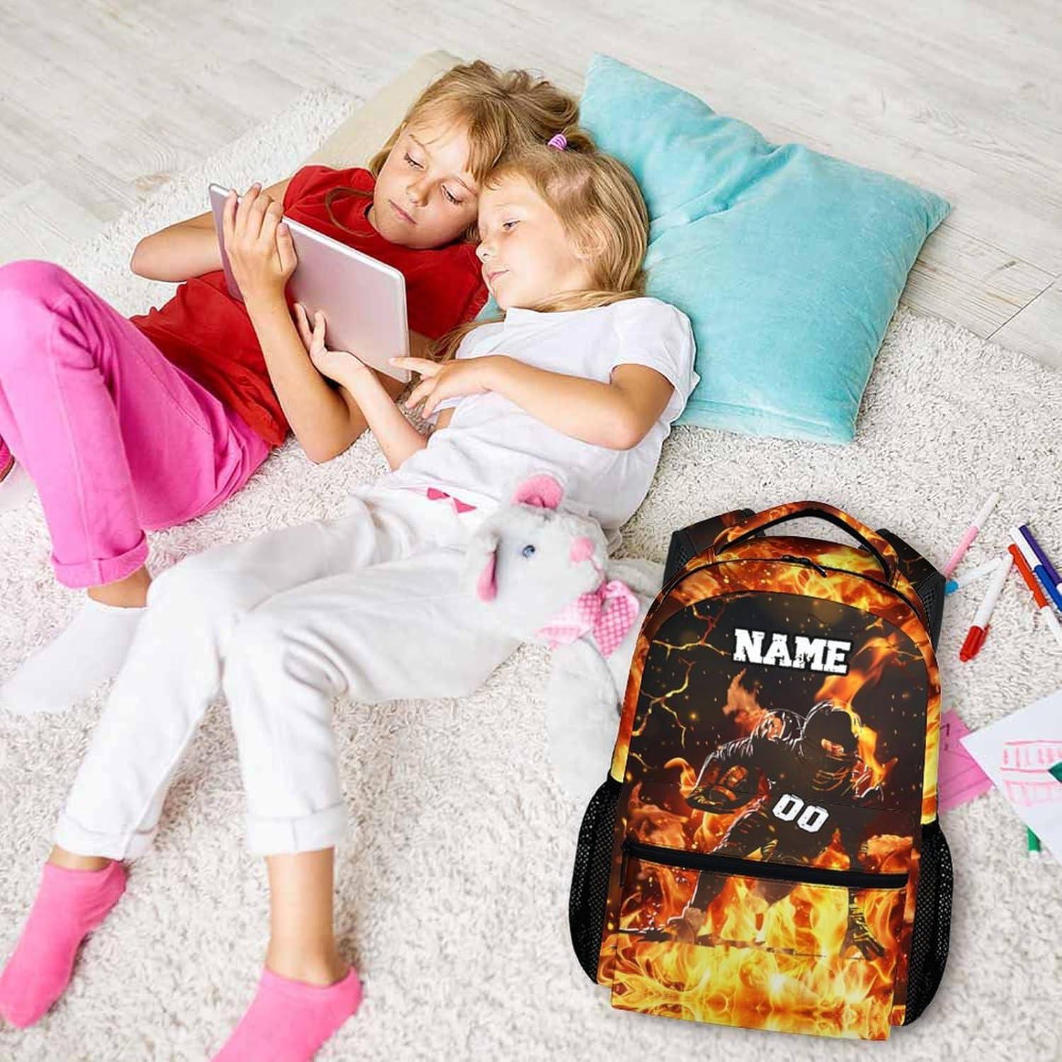 Mochila Escolar Personalizada Niños 43 cm Fútbol Unisex