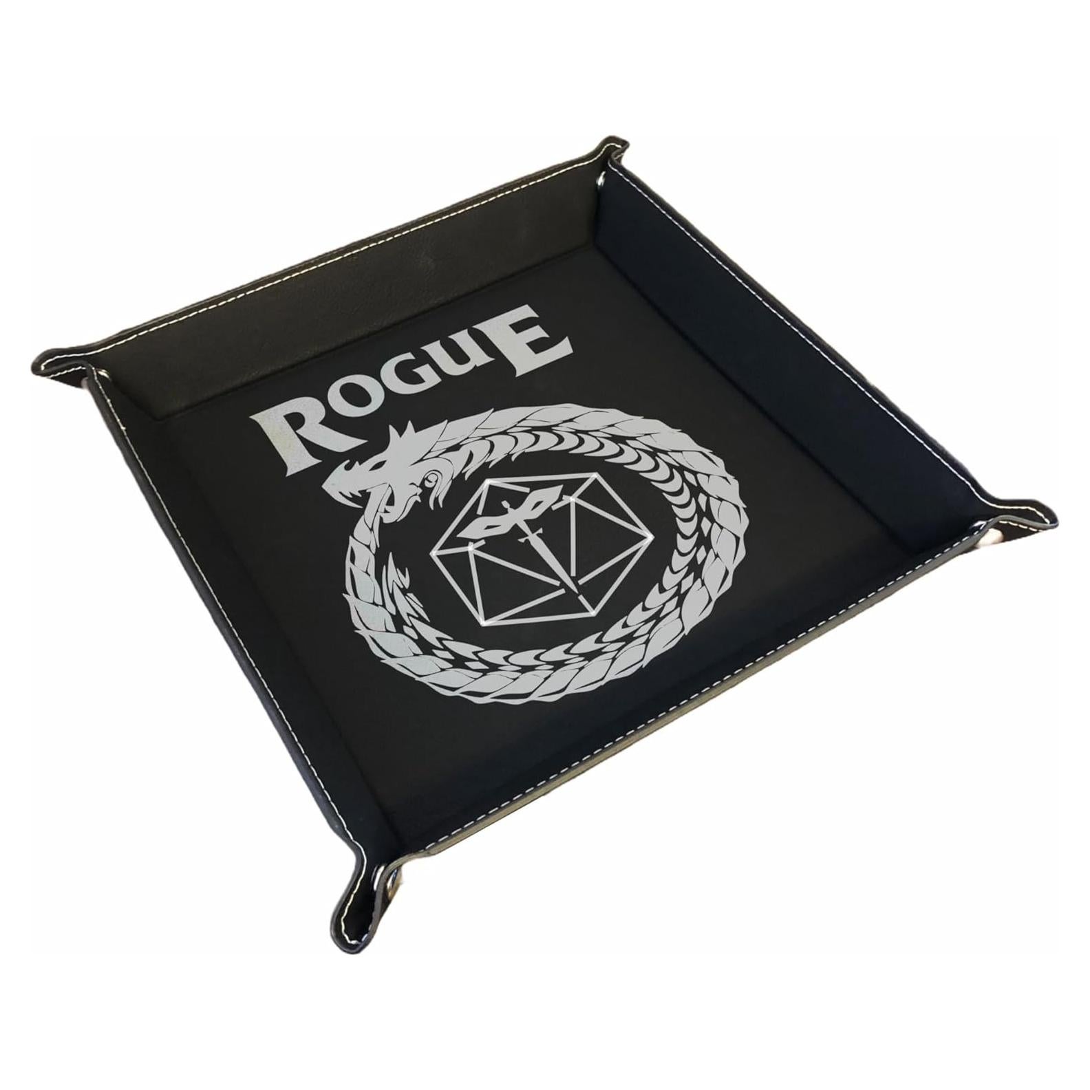 Bandeja de Dados D&D PrecisionNC Cuero Sintético Negro 32.7cm