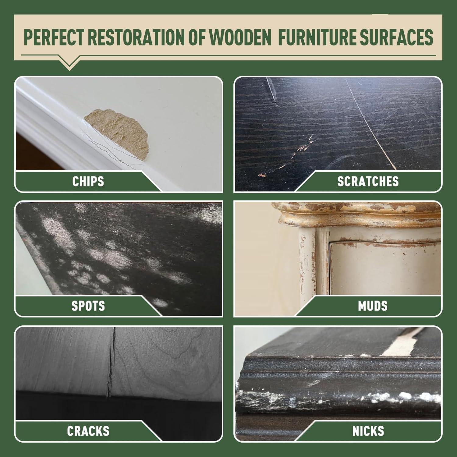 Pintura para Reparación de Madera DWIL 44.36 ml Secado Rápido Negro