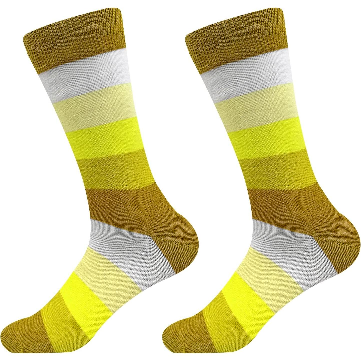 Calcetines de vestir para hombres Argyle negros 12 pares