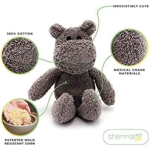 Happy el Hipopótamo - Peluche Terapéutico Calentable 25cm