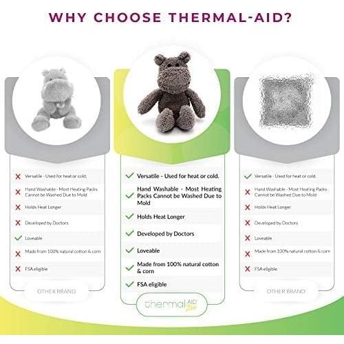 Happy el Hipopótamo - Peluche Terapéutico Calentable 25cm