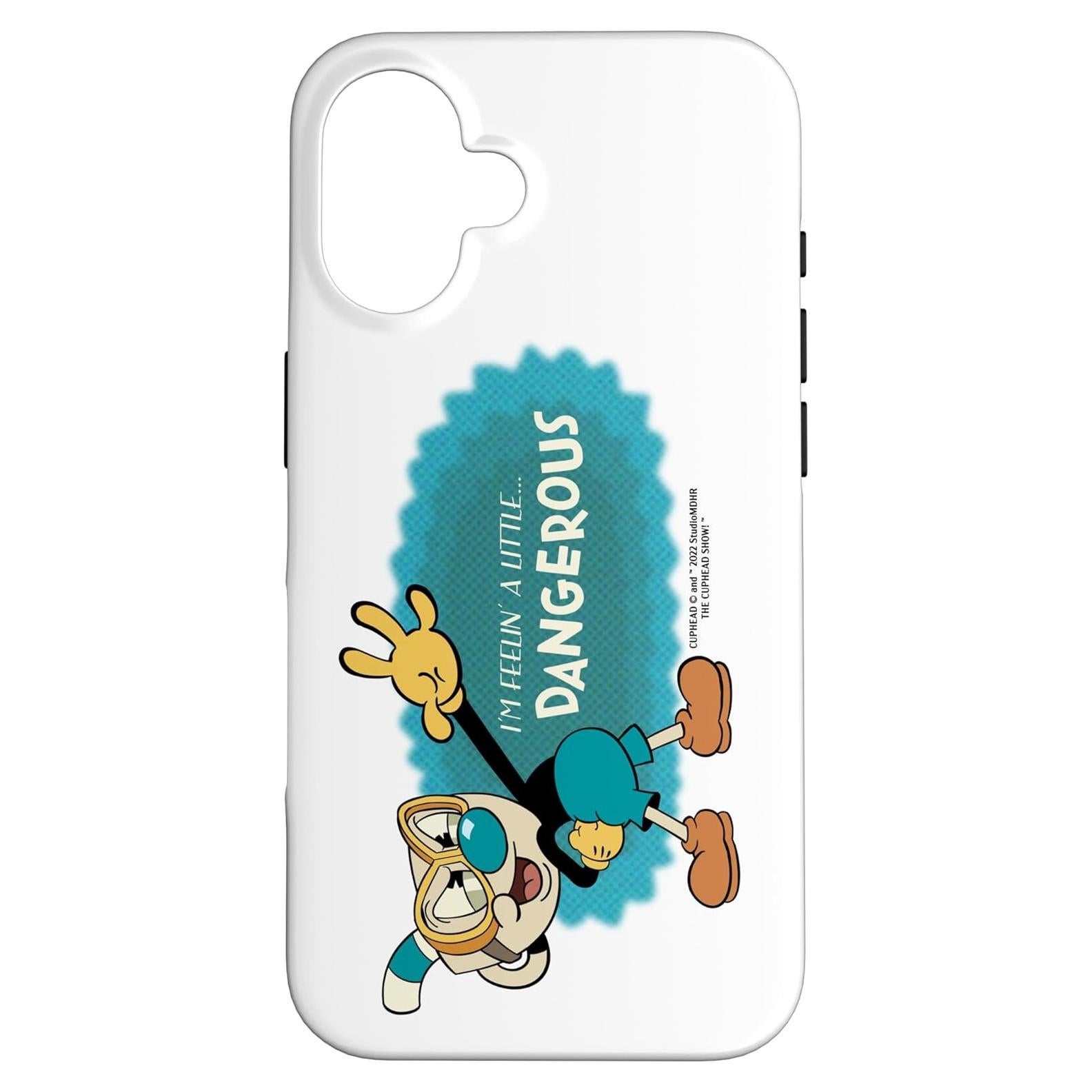 Funda protectora iPhone 16 Mugman El Show de Cuphead