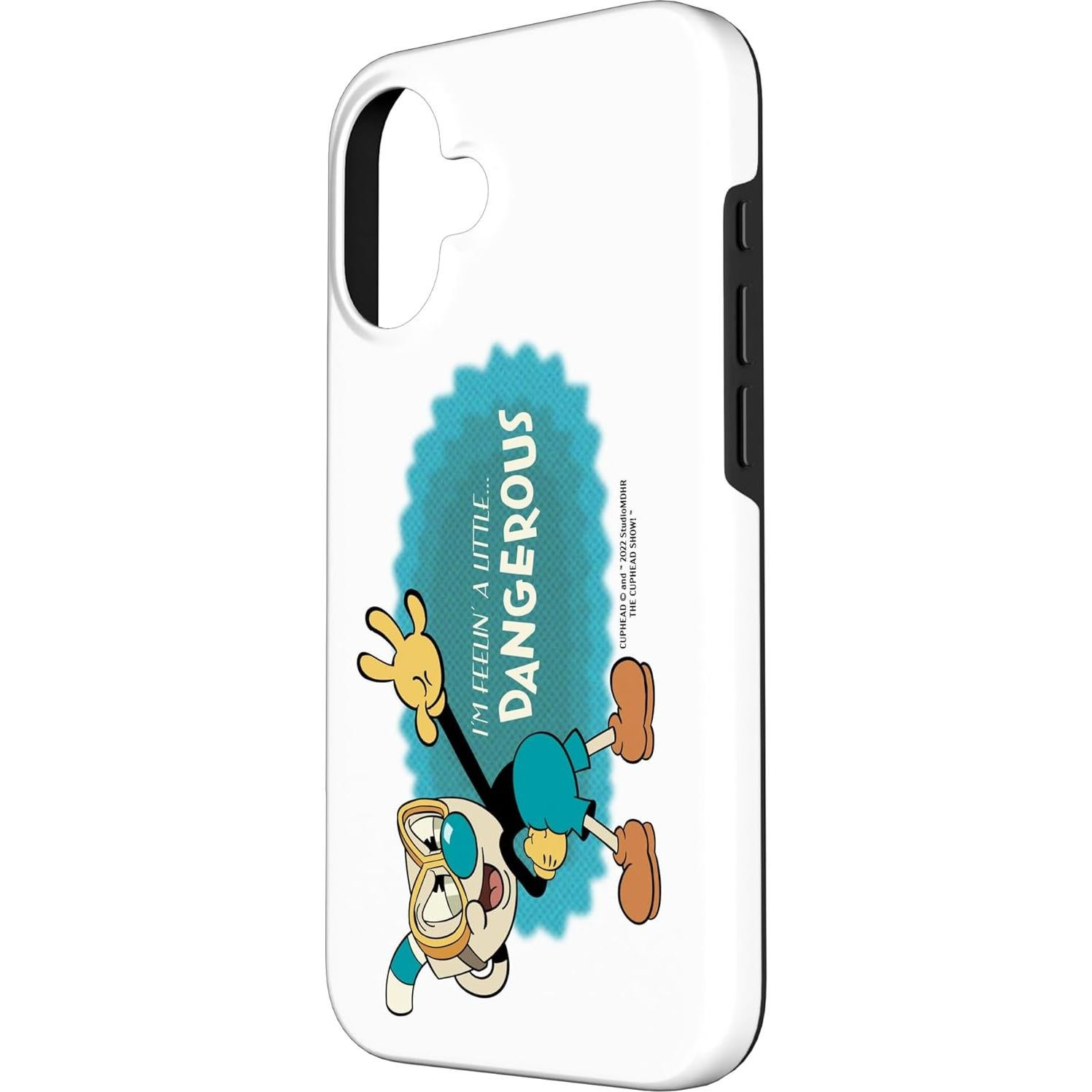 Funda protectora iPhone 16 Mugman El Show de Cuphead