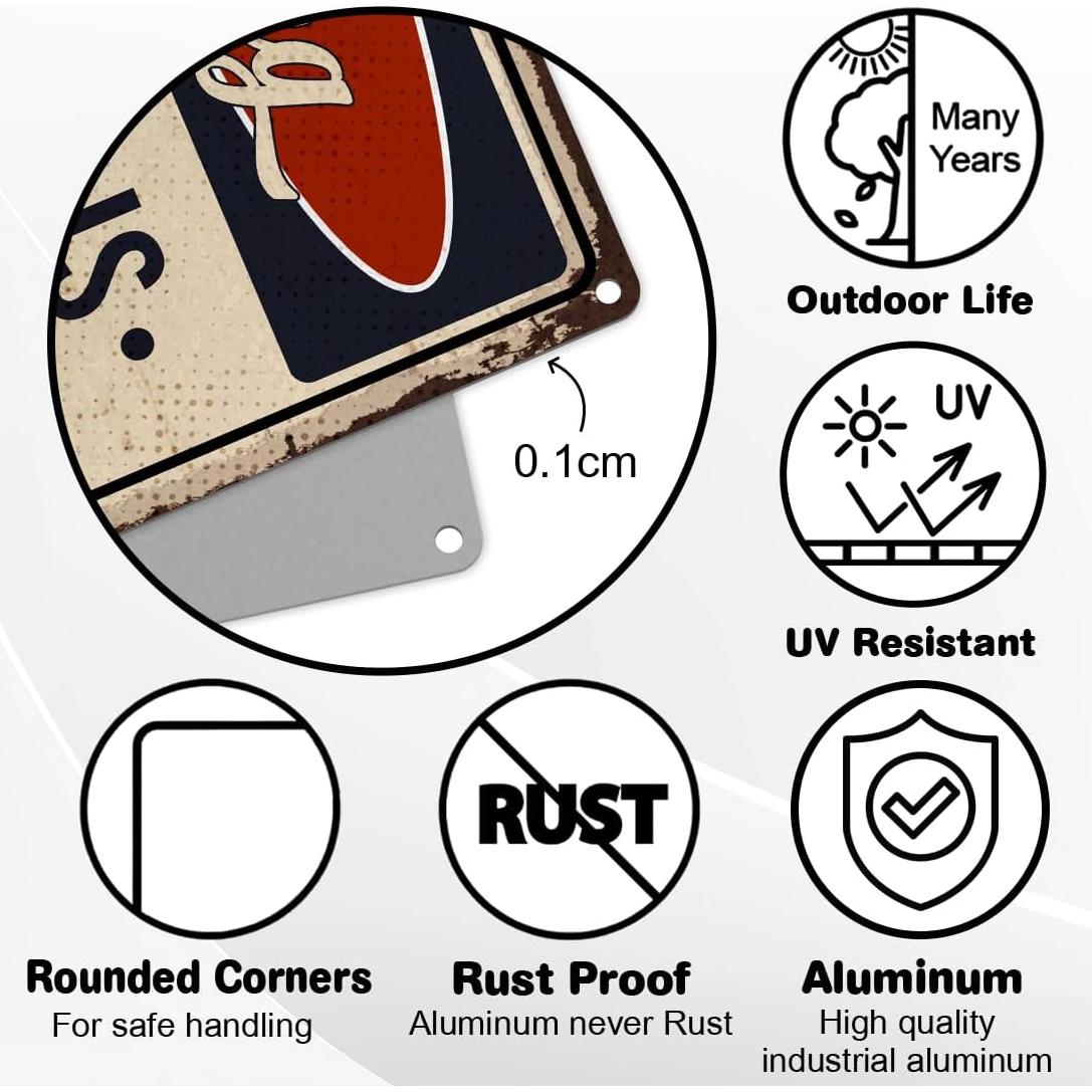 Letrero Cuidado Con El Dragón Barbudo TaLuky 22.86x27.94cm