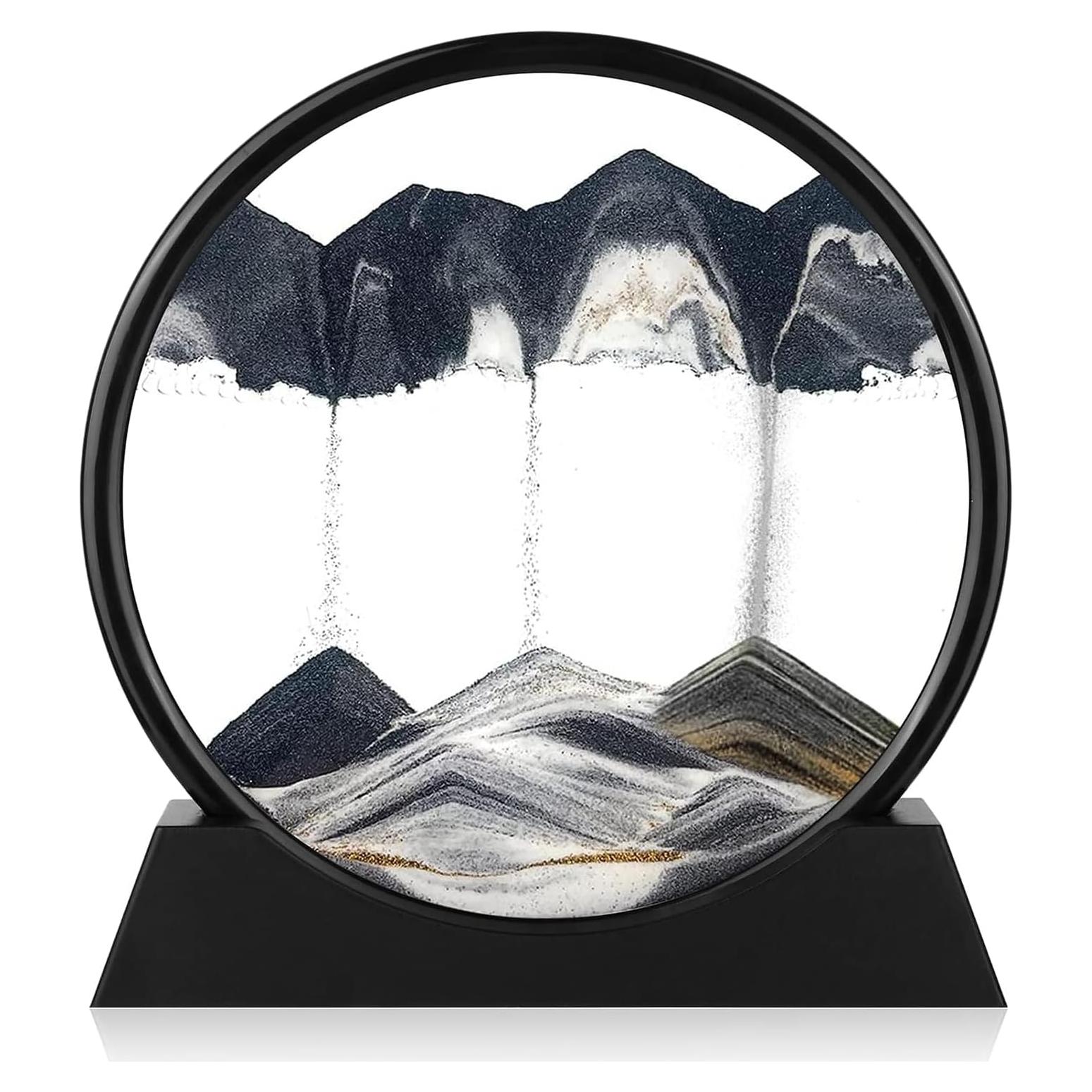 Pintura de Arena Móvil 3D GEKETY - 17.78 cm Negro