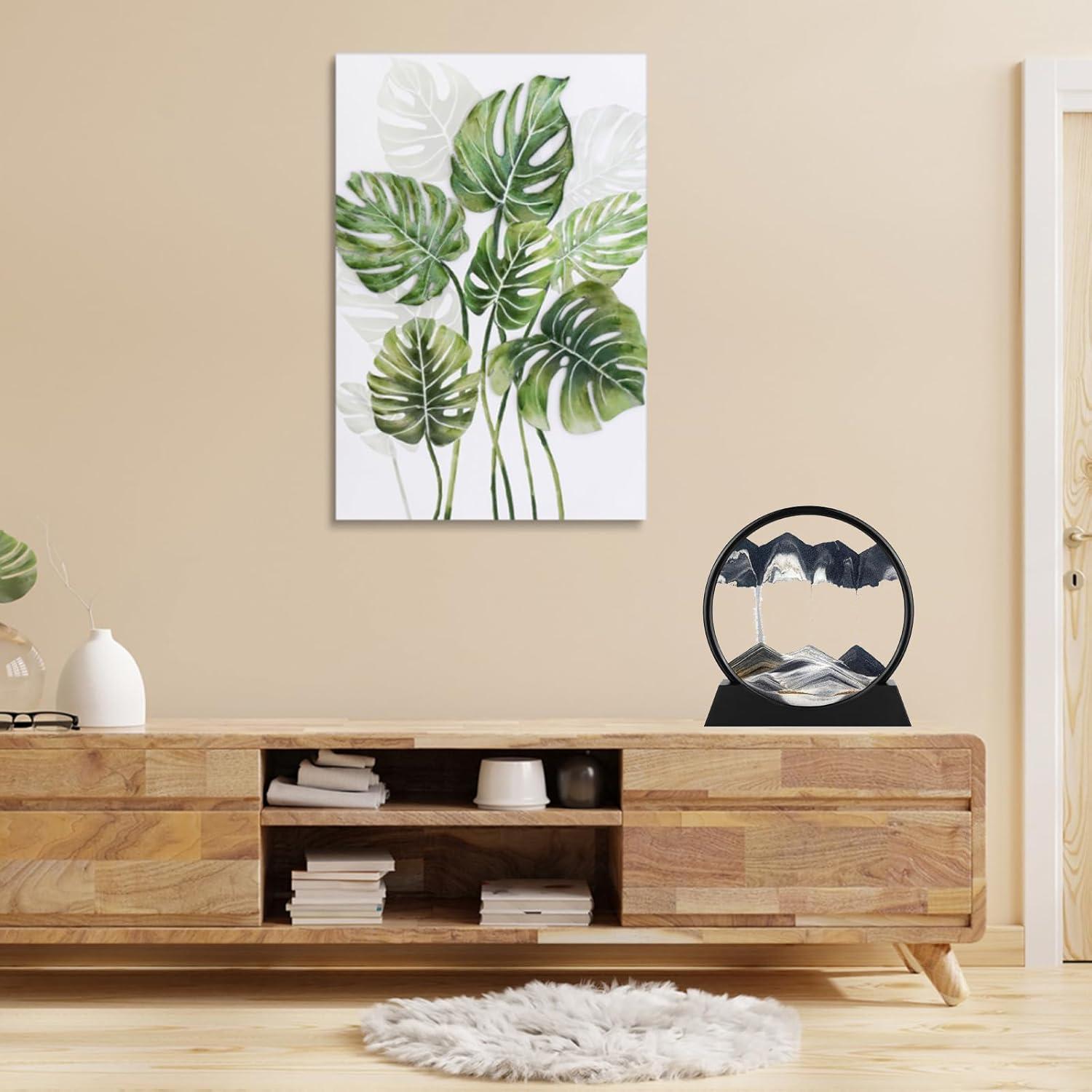 Pintura de Arena Móvil 3D GEKETY - 17.78 cm Negro