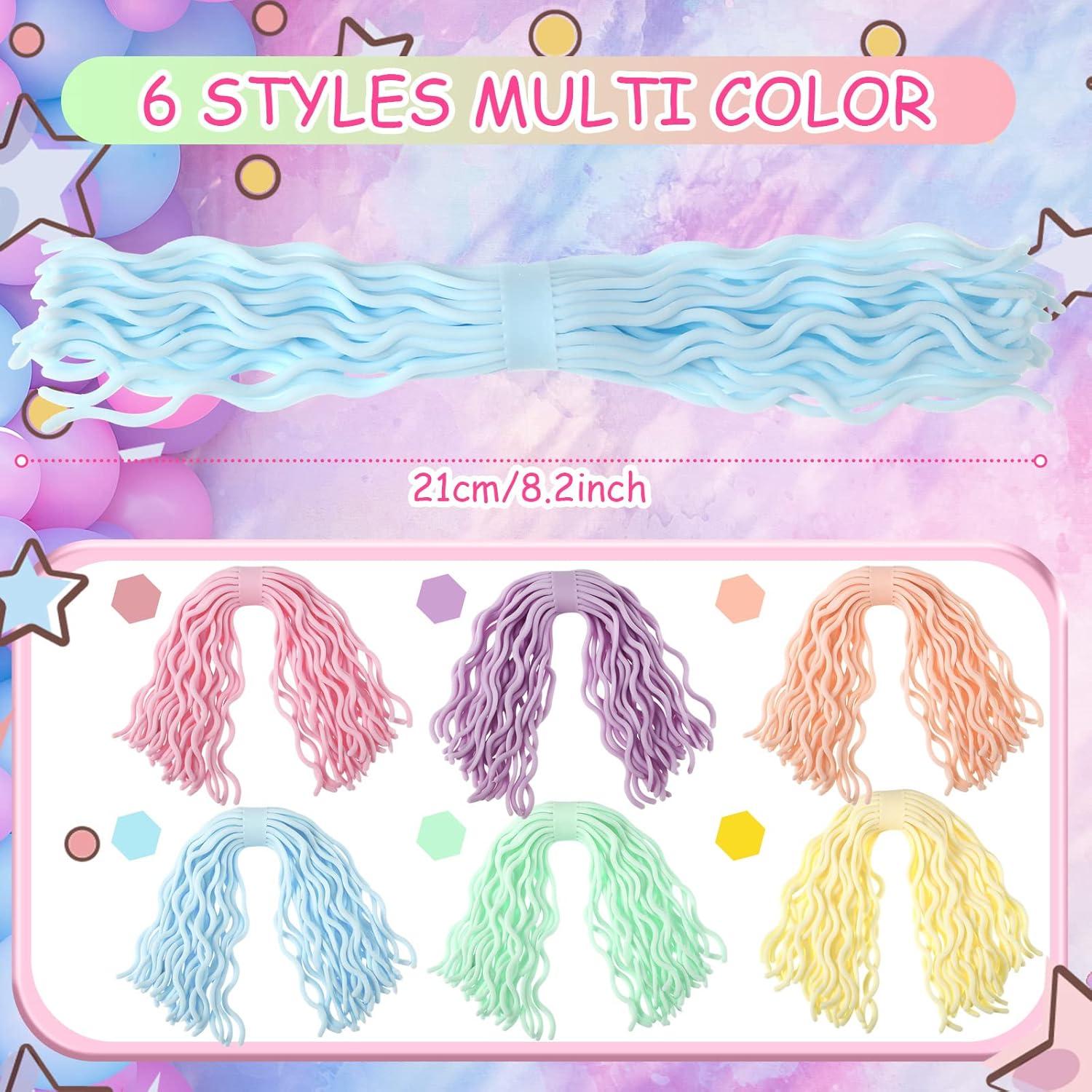 Civaner Juguete Sensorial Espagueti Elástico 6 Piezas Alivio Estrés