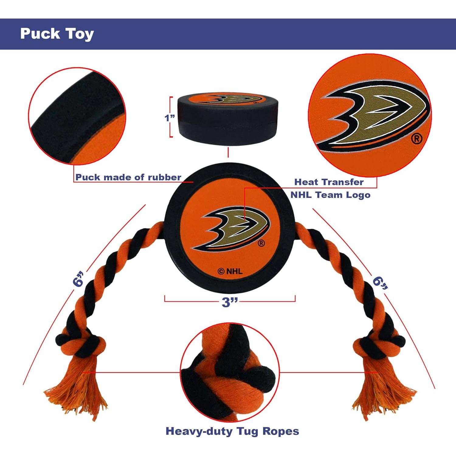 Juguete para Perro Puck de Hockey NHL Anaheim Ducks 38.1 cm