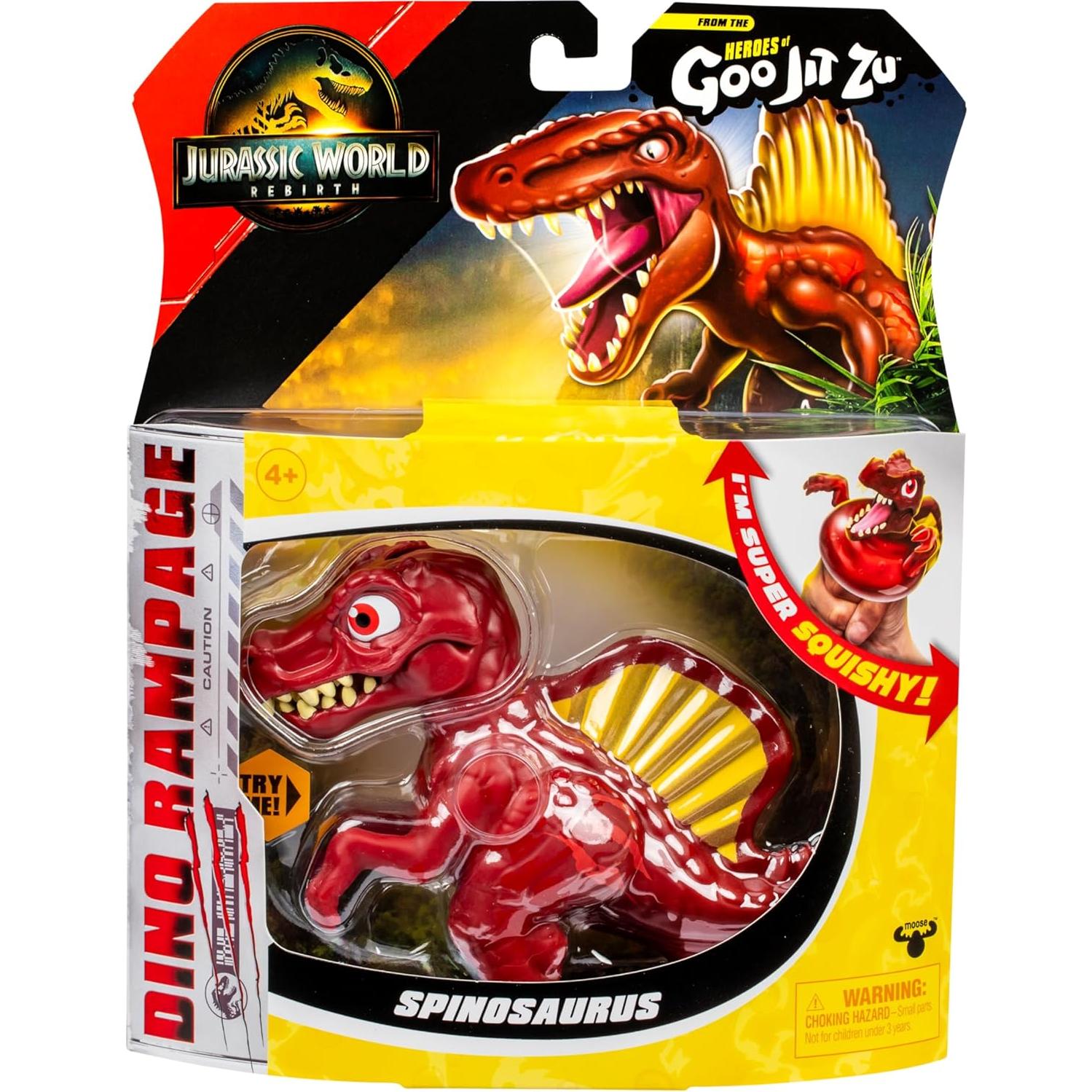 Dinosaurio Spinosaurus Heroes de Goo Jit Zu - Super Blando y Elástico